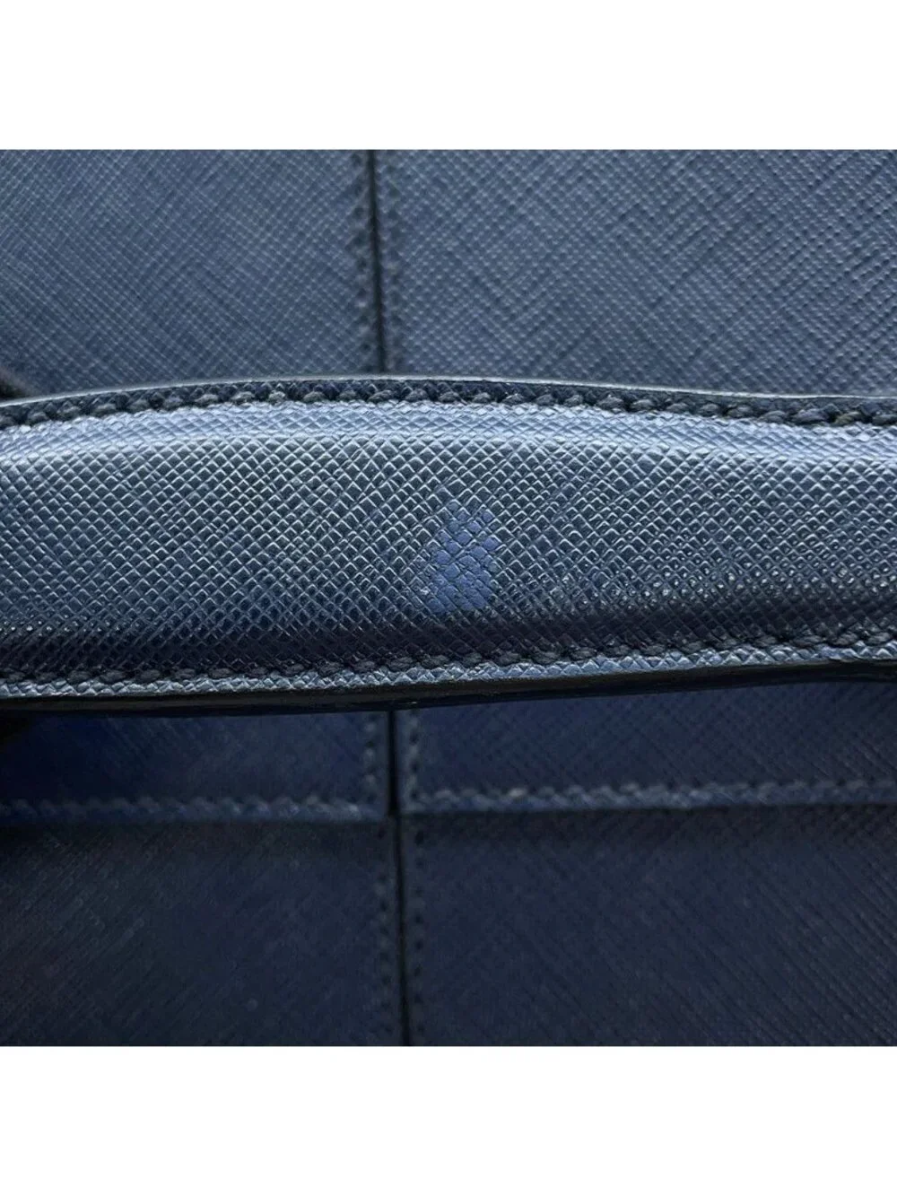 Prada Carry Case Saffiano Leather Triangle Logo Suitcase Travel